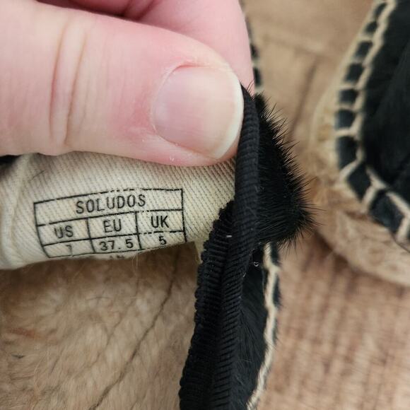 Anthropologie Soludos Women's Espadrille Platform Loafers Size 7 - Picture 10 of 11